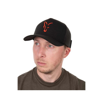 FOX Kšiltovka Collection Baseball Cap Black Orange