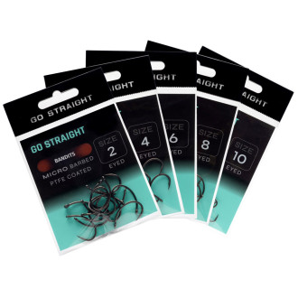 GO STRAIGHT Háčky Bandits Eyed MicroBarbed 15ks