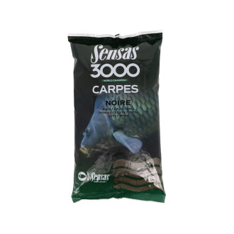 SENSAS Krmítková směs 3000 Carpes Noir 1kg