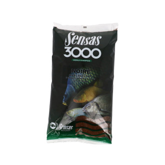 SENSAS Krmítková směs 3000 Noire 1kg