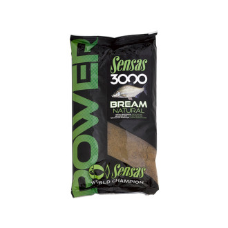 SENSAS Krmítková směs 3000 Power Bream Natural 1kg